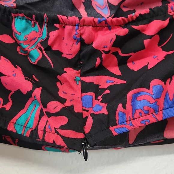 SHEIN SXY Plus Floral Off The Shoulder Top & Split Thigh Skirt Set 1X - Picture 7 of 7